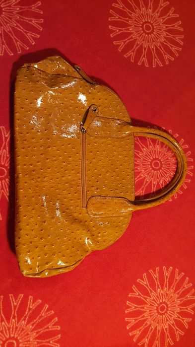 Torba lakierowany struś David Jones