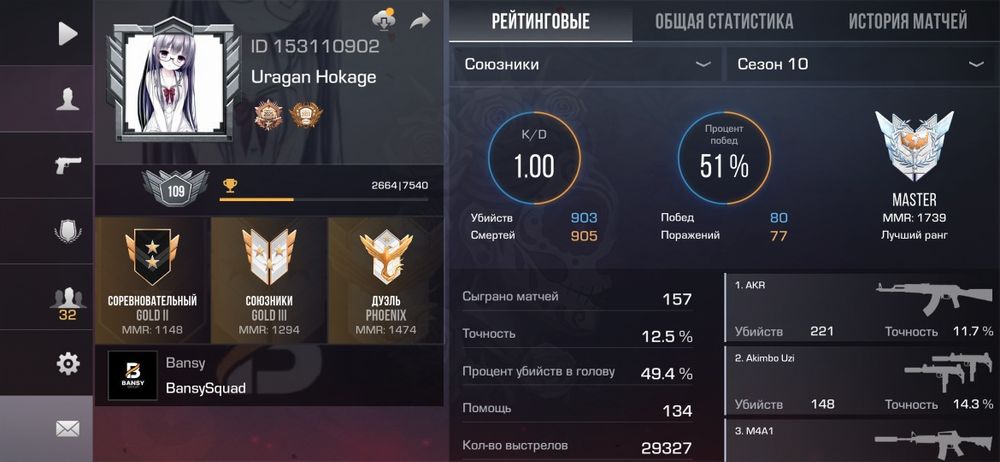 Аккаунт Standoff 2