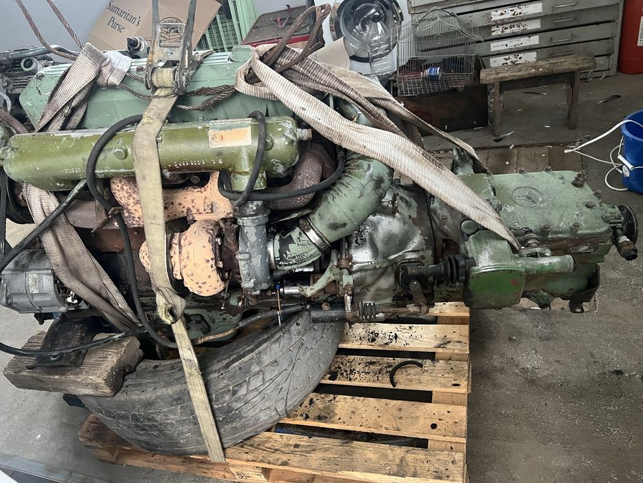 мотор двигун om366A 6.0 turbo 170лс зил газ паз ом366