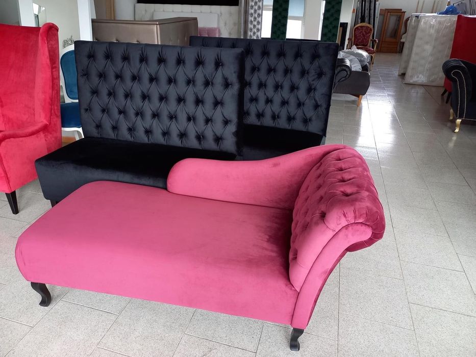 Chaiselongue Bordeaux como nova