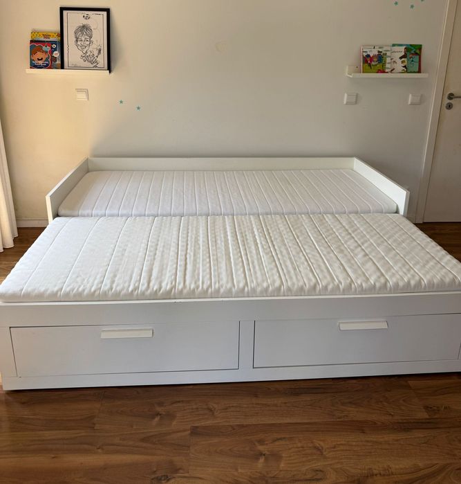 IKEA BRIMNES cama individual/dupla