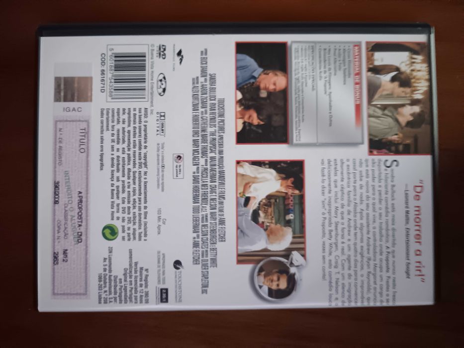 filme dvd original -  a proposta
