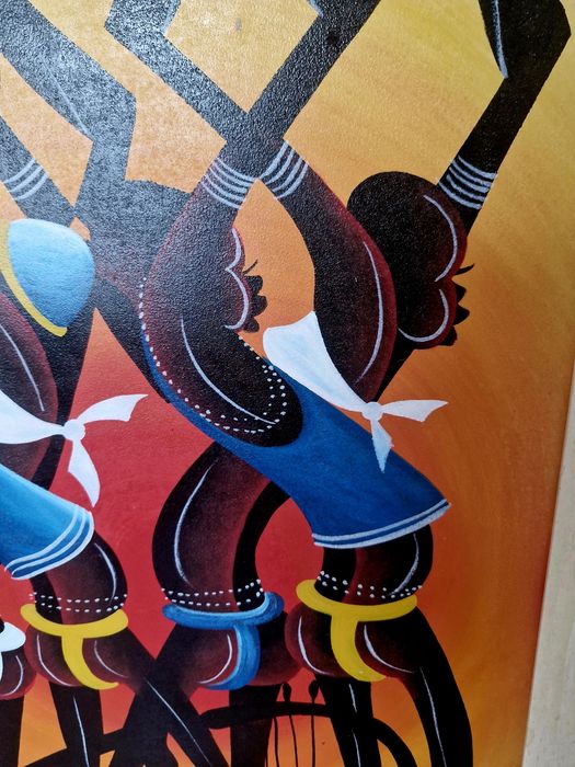 Unikatowy obraz ręcznie malowany Zanzibar