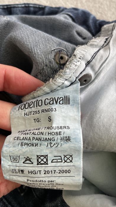Spodnie jeansy Roberto Cavalli