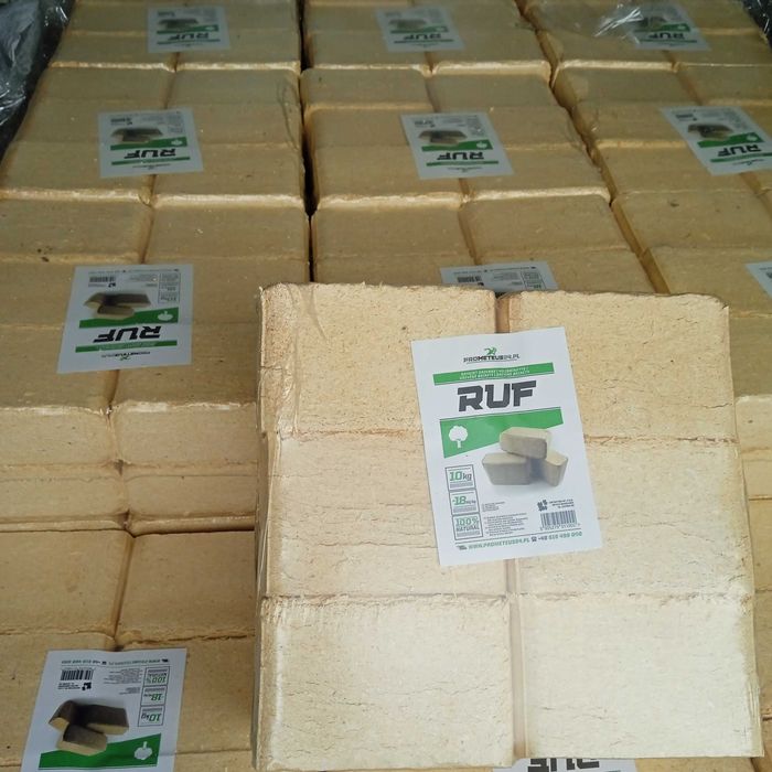 Dowóz gratis Brykiet kominkowy opałowy RUF czysty mieszany 960kg