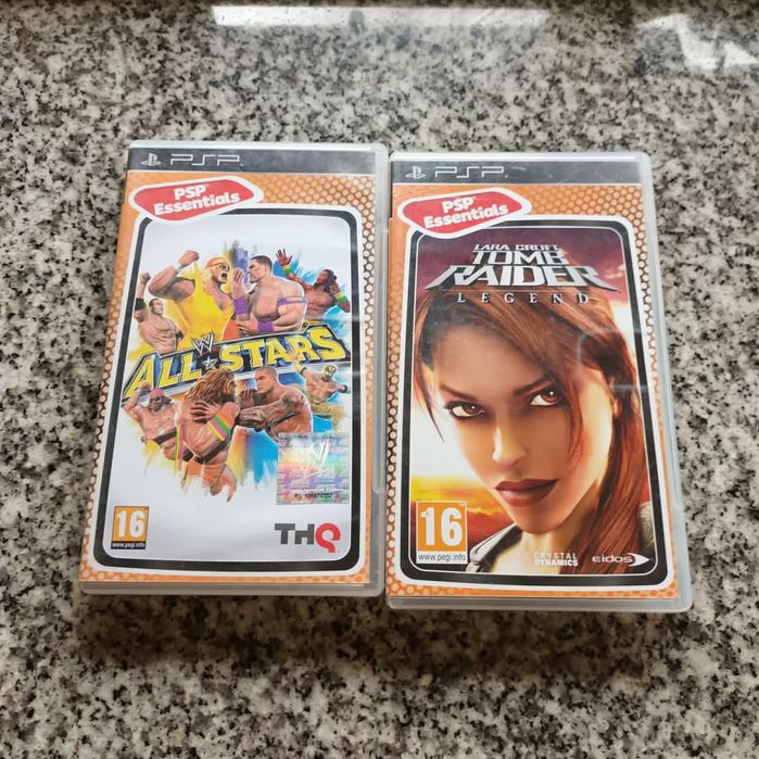 5 Jogos psp e 1 jogo ps2