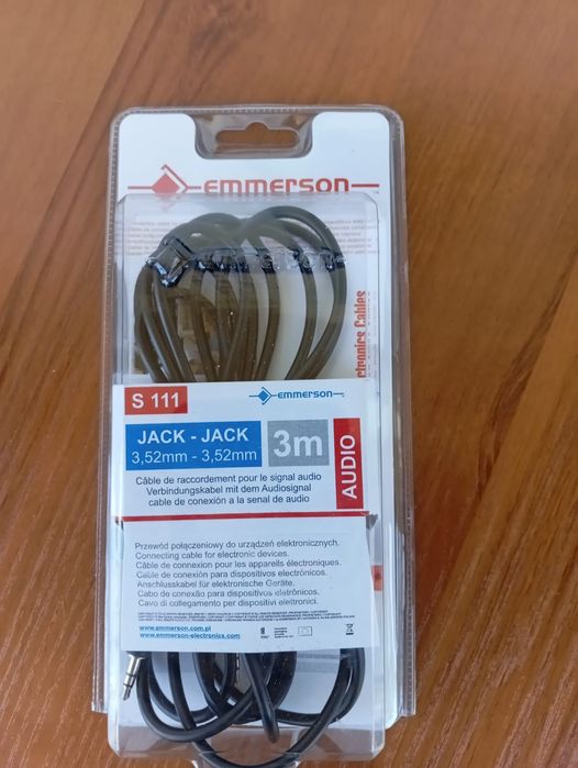 Emmerson kabel audio 3m jack-jack 3,52-3,52mm