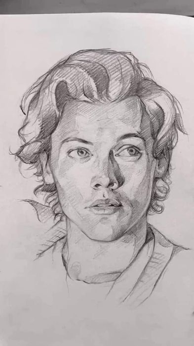 портрет олівцем по фото на заказом