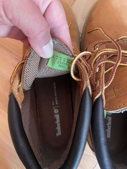 Timberland 37 beżowe zamszowe uniseks 24 cm trapery botki trekkingNOWE