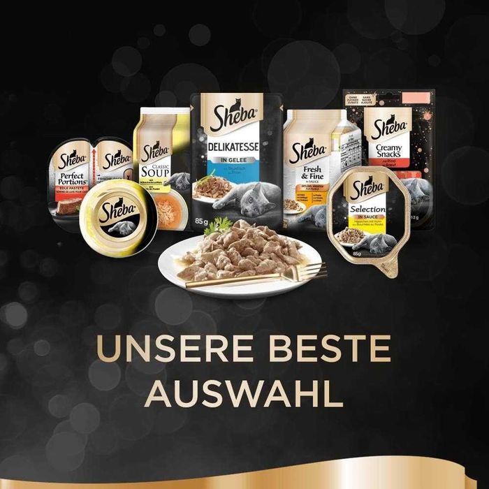 Sheba Selection In Sauce Karma dla Kotów, Drób, 40x85g