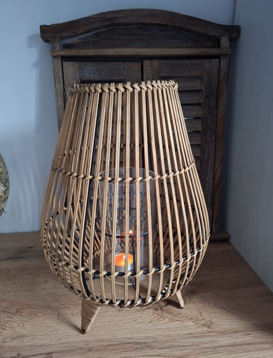 Лампа підсвічник ротанг Англія