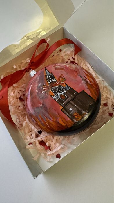 Новорічна іграшка палаюча москва