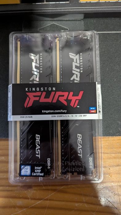 Kit RAM 2x8Gb Fury