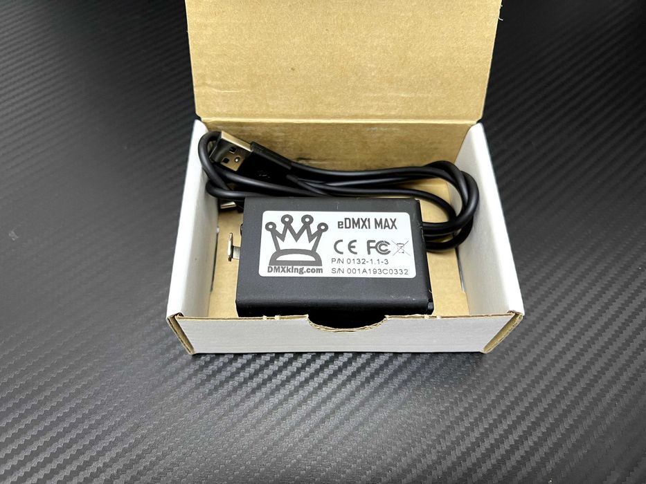 Перетворювач сигналу DMXking eDMX1 MAX 3pin