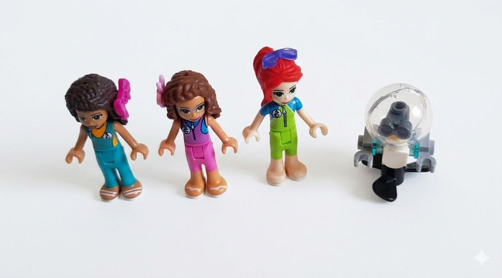 LEGO Friends 41381 Łódź ratunkowa – 100% KOMPLETNY + 2 Instrukcje