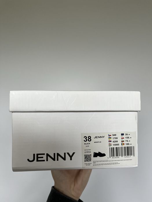 Loafersy Jenny czarne