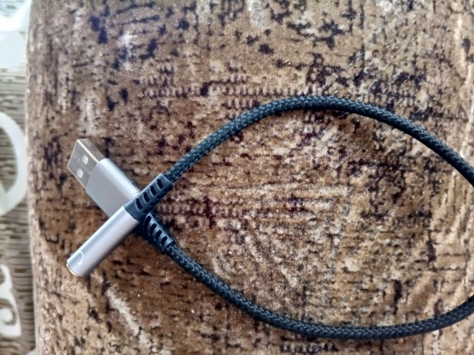 Шнур адаптер переходник юсб на 3,5 наушники