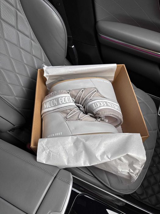 MOON BOOT жіночі зимові сірі | MOON BOOT женские зимние