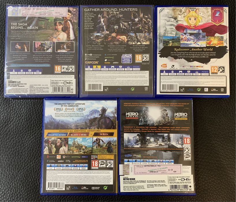 Jogos colecionador PS4 Playstation