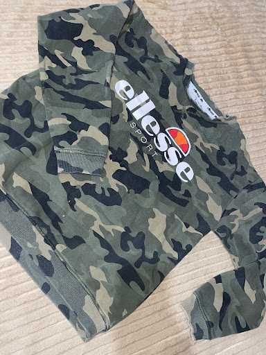 Фірмовий світшот камуфляж Ellesse Sport оригінал б/у