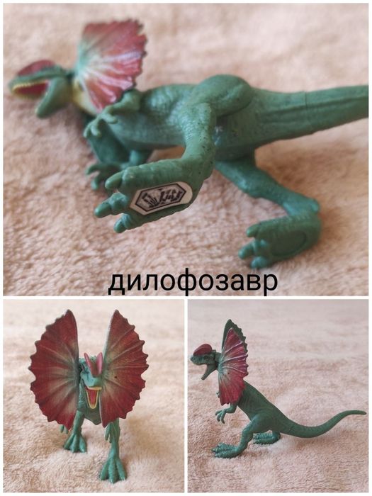 Фігурки динозаврів Mattel Jurassic World (Птеронадон зі звуком, Дилофозавр) Dinosaur figures (Pteranodon with sound, Dilophosaurus