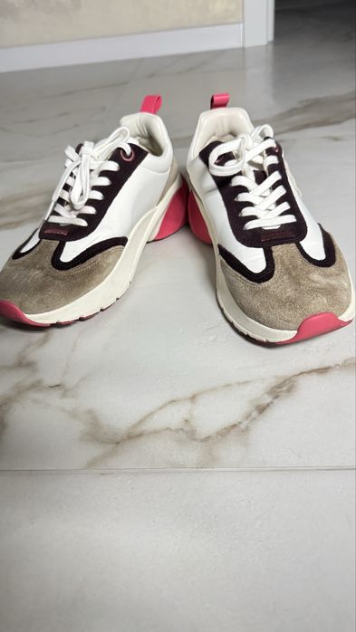 Кросівки розм 39 оригінал Tory Burch замшеві