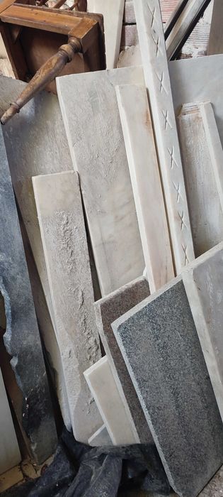 Restos Pedras marmore despachar