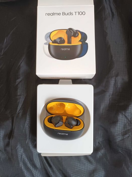 Realme Buds T100 słuchawki czarne nowe