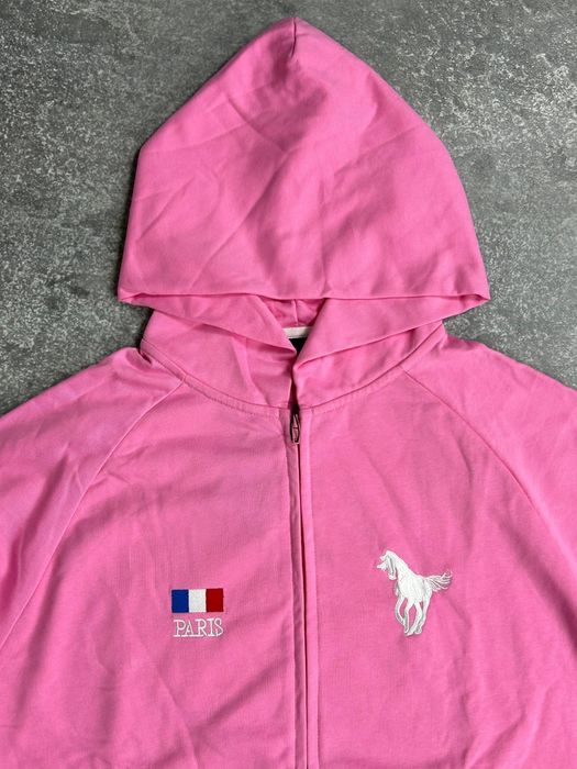 Balenciaga Paris zip up hoodie баленсі баленсіага рожева зіпка pink S M L