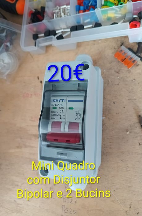 Kit proteção painéis solares fotovoltaicos quadro elétrico