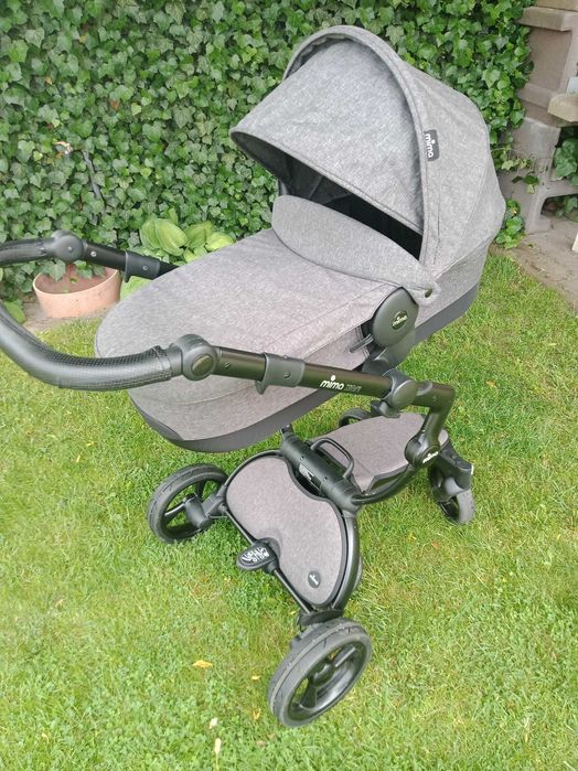 Mima Xari Sport czarny/ szary black/charcoal 2w1 bdb stan, materiałowy