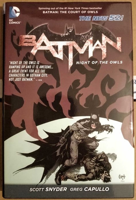 Batman - Night of the Owls (capa dura)