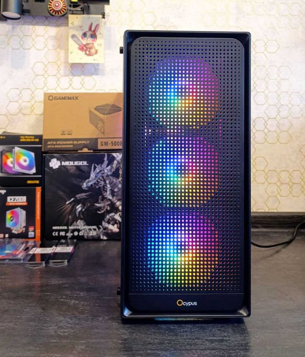 Ігровий ПК 12/24 ядер 16 DDR4 RX 570 8GB E5 2650 V4 x99 Xeon 512-SSD