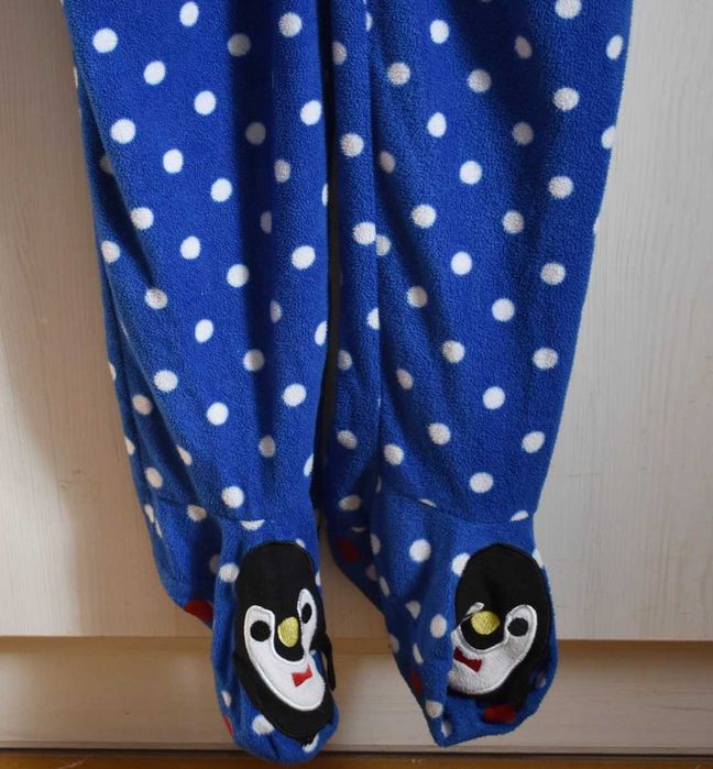 Piżama onesie kigurumi S M 38 polarowa pajac spania kombinezon polar