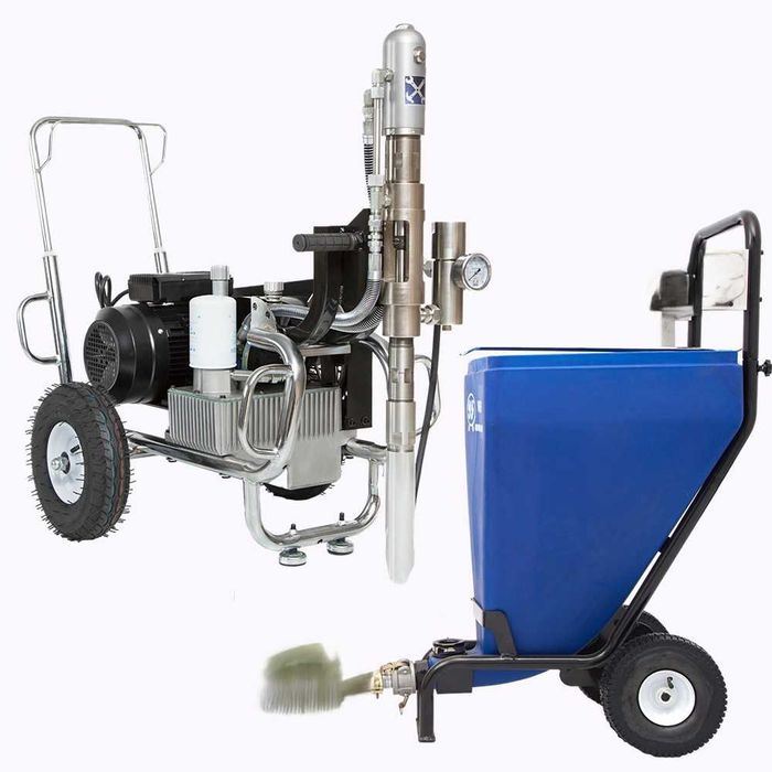 Бак бункер хопер  для фарби та шпаклівки для шпаклювальних апаратів