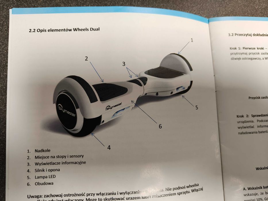 Deskorolka skymaster dual 6
