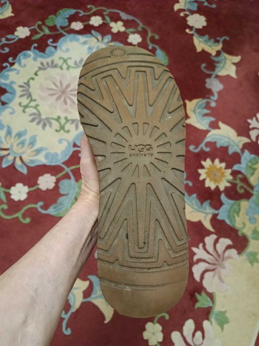 Супер теплые ботинки UGG Classic Short Bomber натур кожа на овчине