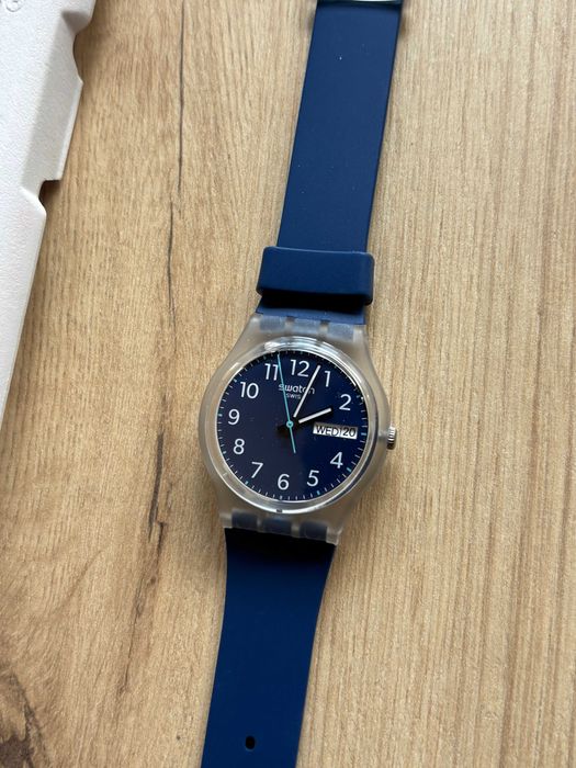 Nowy Zegarek Swatch RINSE REPEAT NAVY Granatowy Unisex