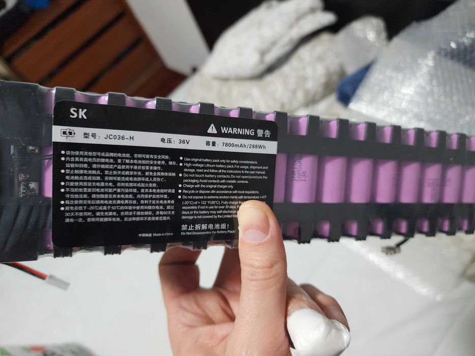 Bateria p/ Trotinete Xiaomi - Células SAMSUNG Originais - NOVA