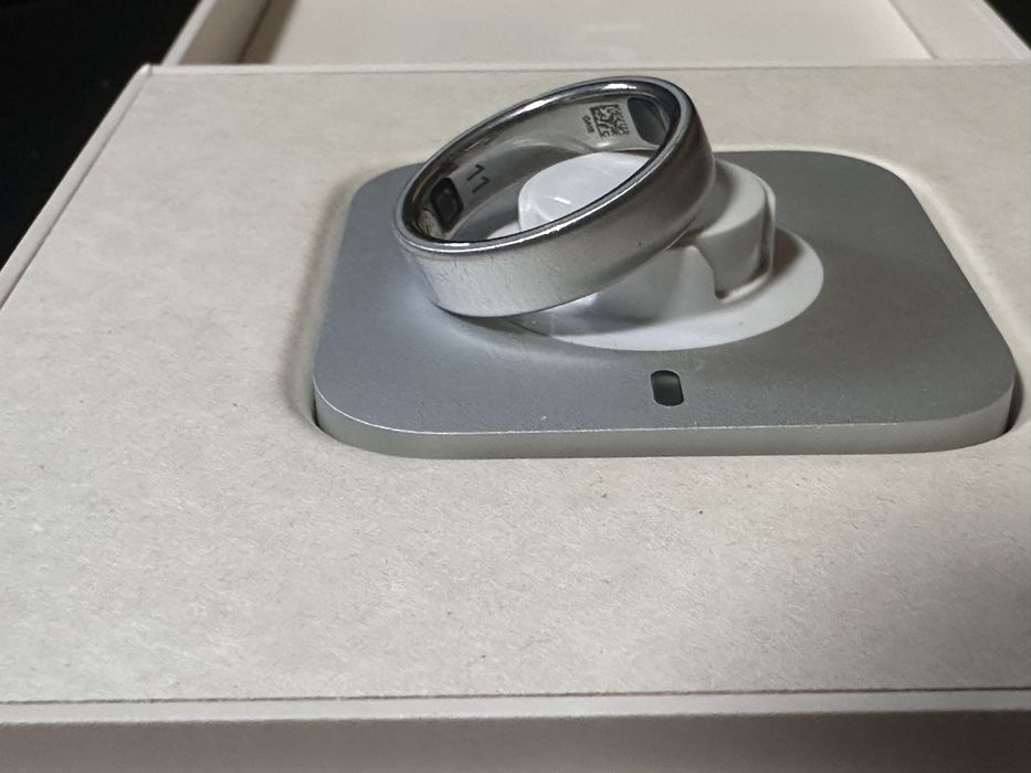 Oura Ring 5 rozmiar 11, Brushed Silver (droższa wersja)