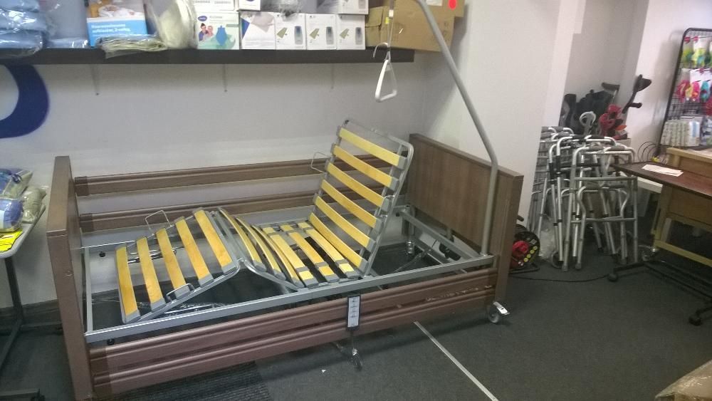 Nowoczesne łóżko rehabilitacyjne Elbur kolor Akacja pb 331. Łódź