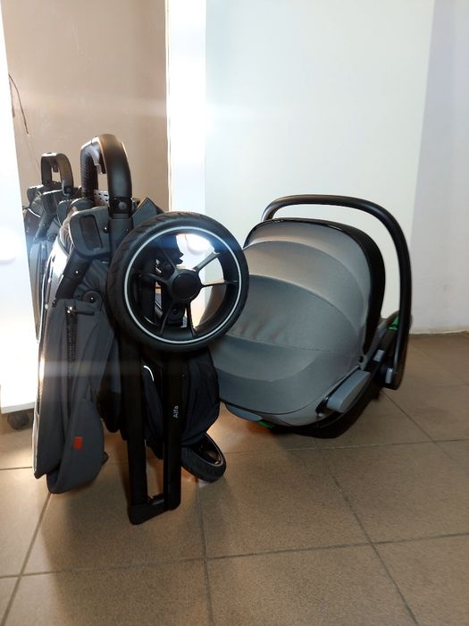 Коляска реверсна CARRELLO alfa +автолюлька EL.CAMINO I-FIX