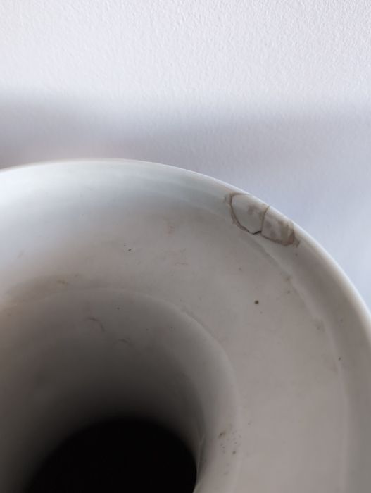 Conjunto 2 jarrões antigos chineses com selo