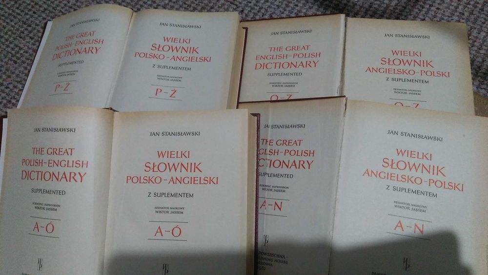 Wielki słownik angielsko-polski polsko-angielski Jan Stanisławski