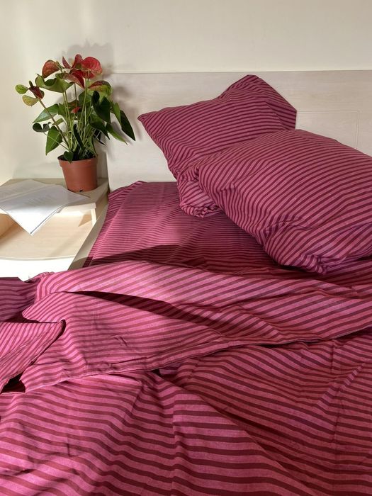 Постільні комплекти в смужку, тканина Бязь Голд Люкс