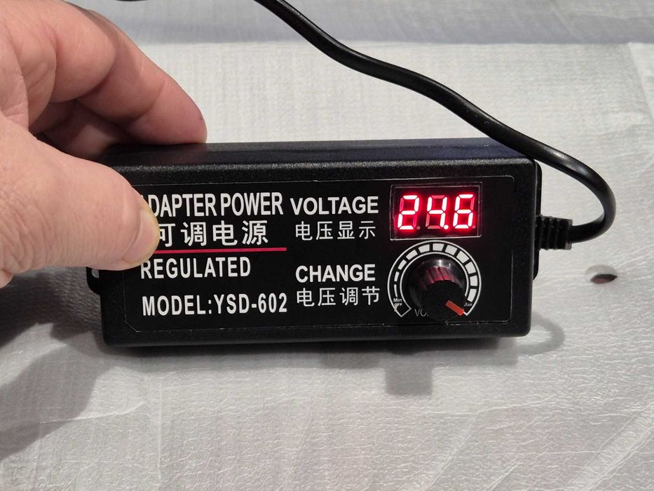 Zasilacz uniwersalny regulowany DC 3-24V 3A Potencjometr AC 100-240V