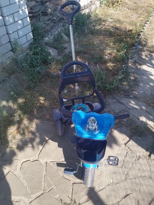 Дитячий велосипед-коляска