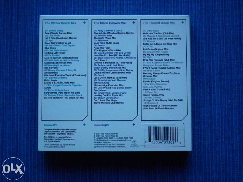 Hed Kandi - The Mix: Winter 2004 - 3 cd