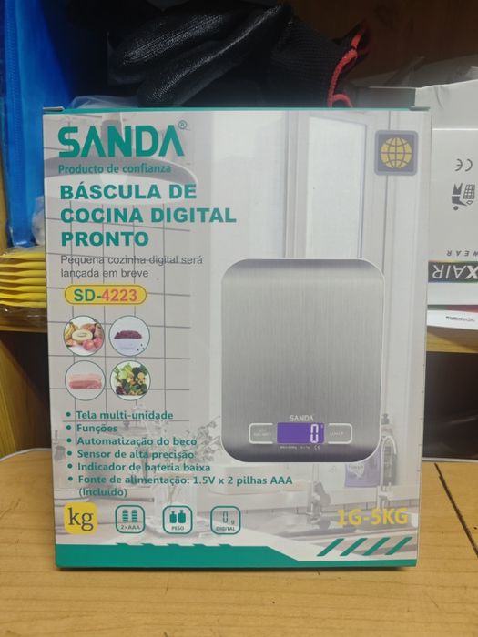 Balança digital de cozinha 1g - 5kg