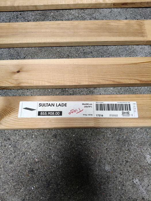 Vendo estrado 90x200 cm sultan lade IKEA